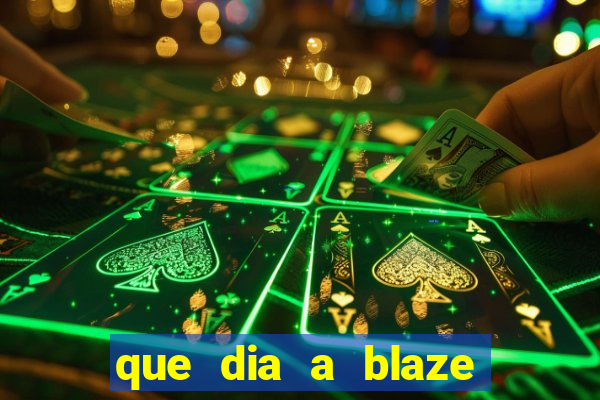 que dia a blaze paga o cashback