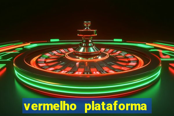 vermelho plataforma de jogos