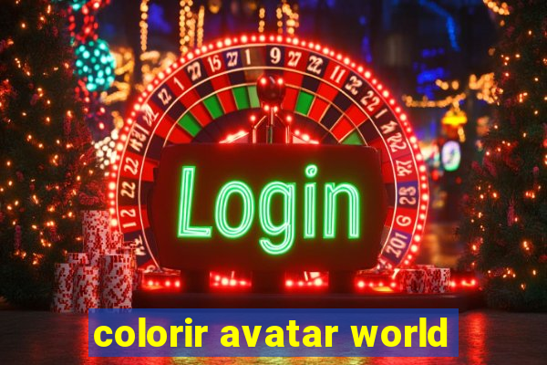 colorir avatar world