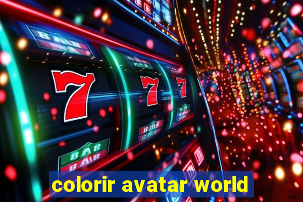 colorir avatar world