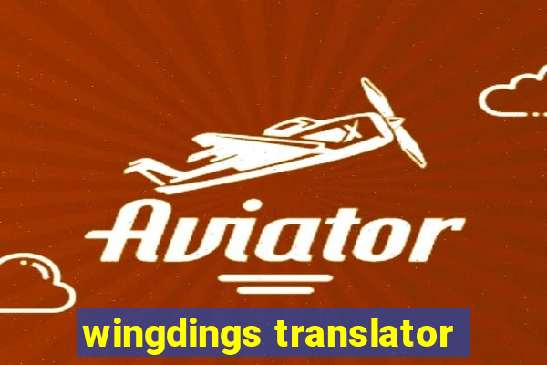 wingdings translator