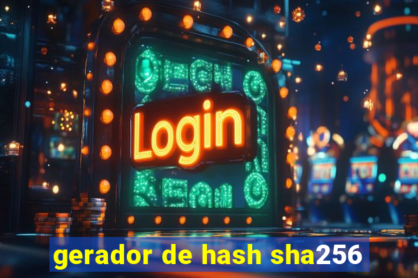 gerador de hash sha256