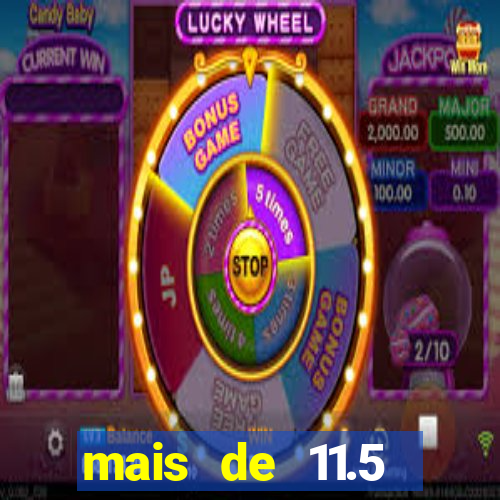 mais de 11.5 escanteios o que significa