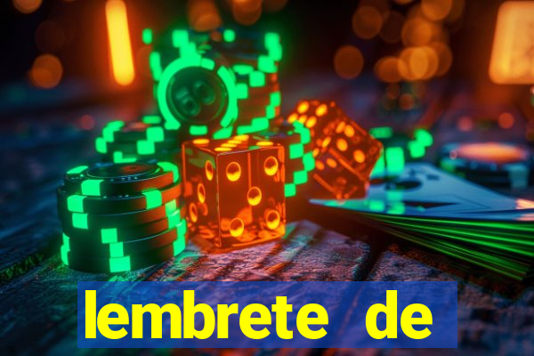 lembrete de vencimento para cliente