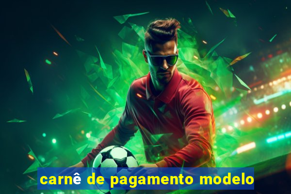 carnê de pagamento modelo