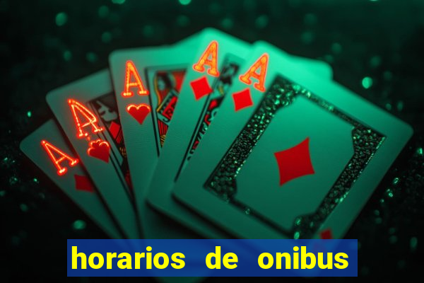 horarios de onibus cassino cidade nova