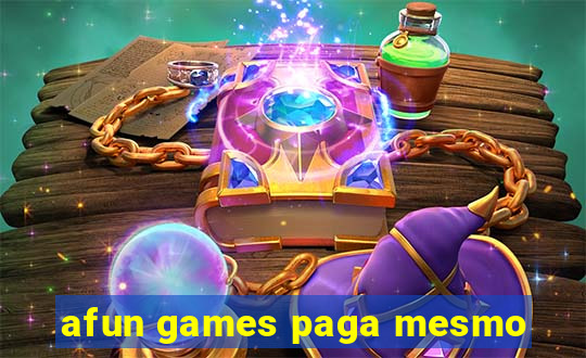 afun games paga mesmo
