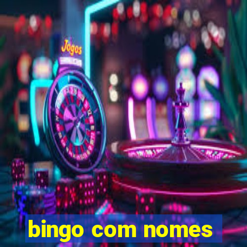 bingo com nomes