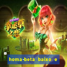 homa-beta baixo e glicose normal