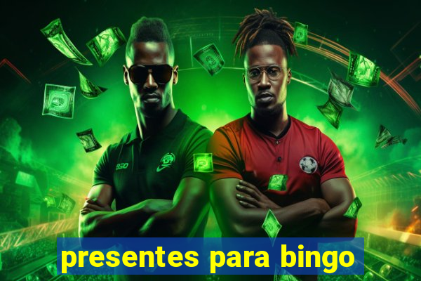presentes para bingo
