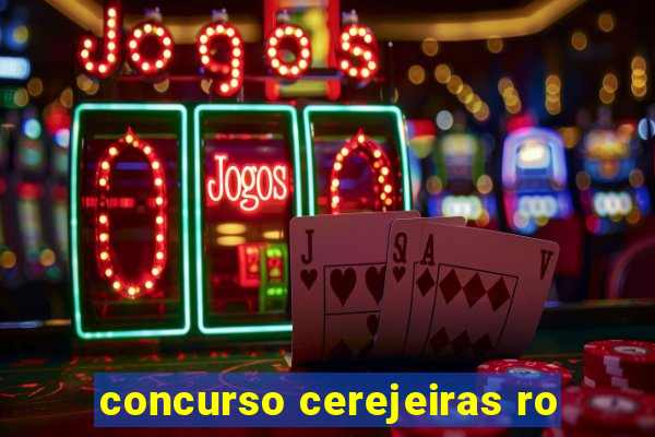 concurso cerejeiras ro