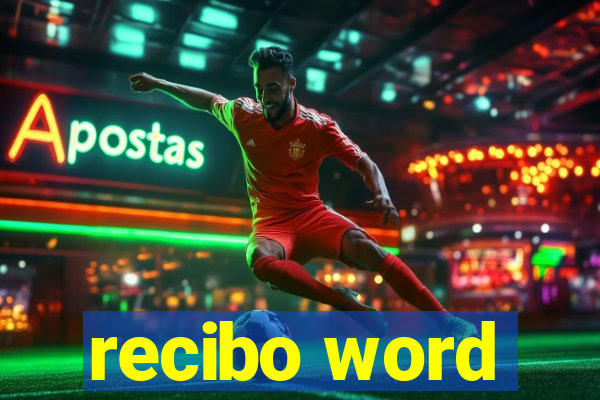 recibo word