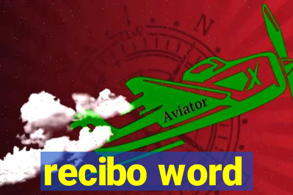 recibo word