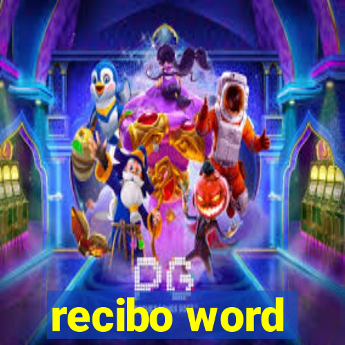 recibo word