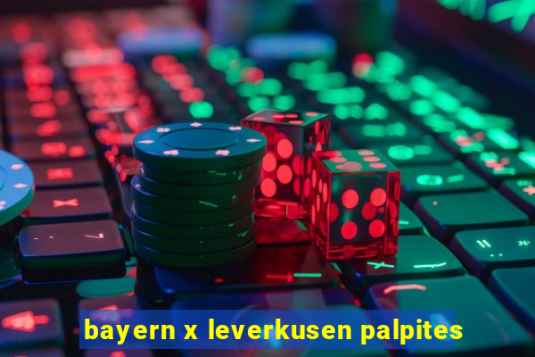 bayern x leverkusen palpites