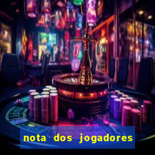 nota dos jogadores do flamengo