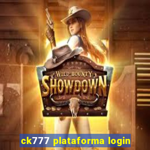 ck777 plataforma login