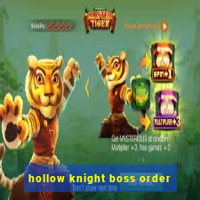 hollow knight boss order