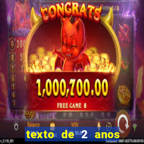 texto de 2 anos de namoro