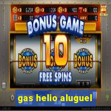 gas helio aluguel