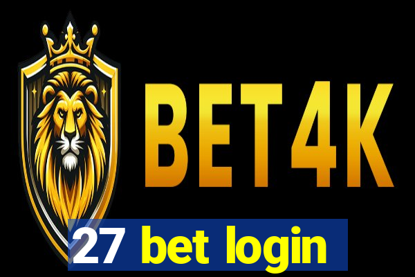 27 bet login