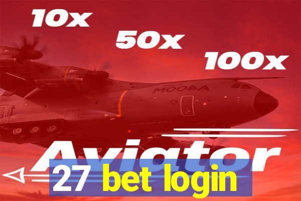 27 bet login