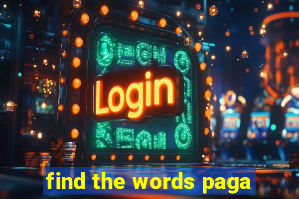 find the words paga
