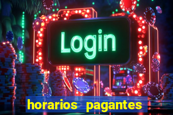 horarios pagantes do coelho