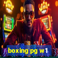 boxing pg w1