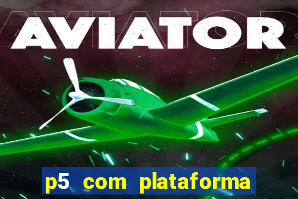 p5 com plataforma de jogos