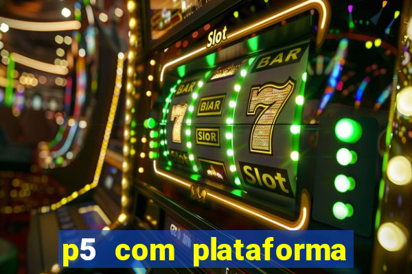 p5 com plataforma de jogos