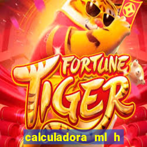calculadora ml h para mcg kg min