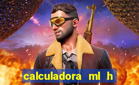 calculadora ml h para mcg kg min