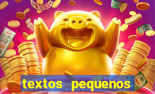 textos pequenos para alfabetizar