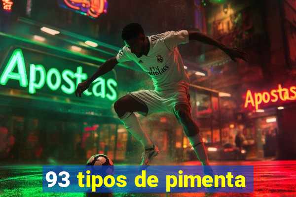 93 tipos de pimenta