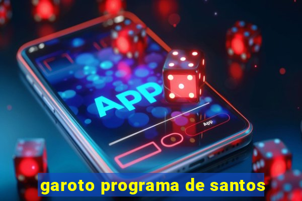 garoto programa de santos