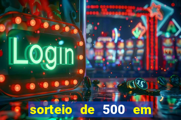 sorteio de 500 em cash toda segunda feira novibet como funciona