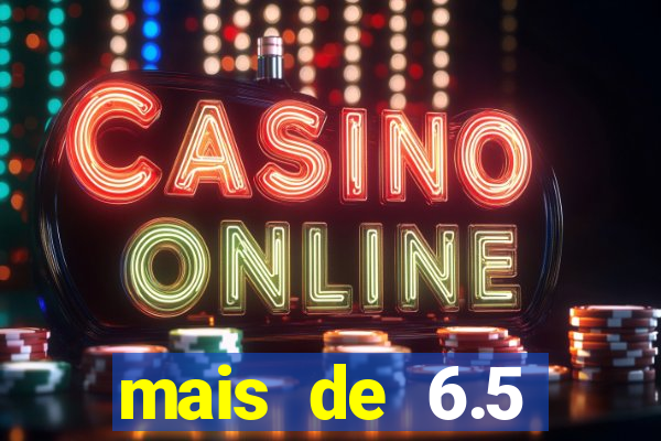 mais de 6.5 escanteios o que significa