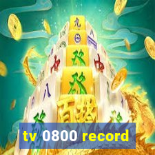 tv 0800 record